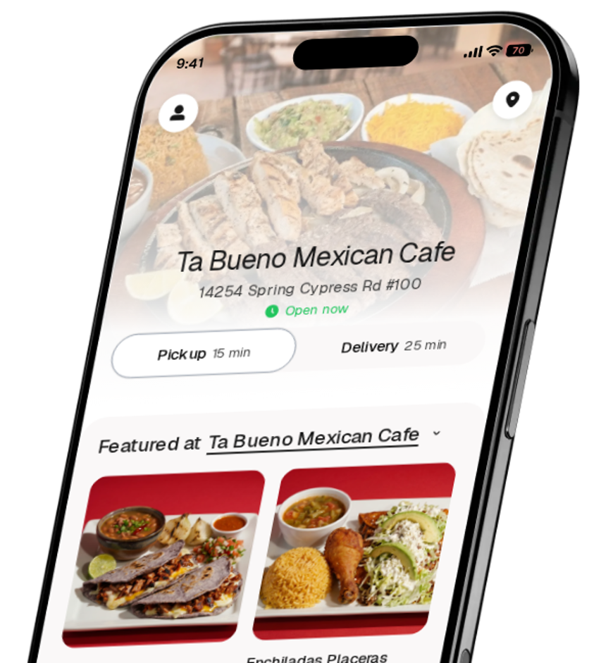 Ta Bueno Mexican Cafe app preview