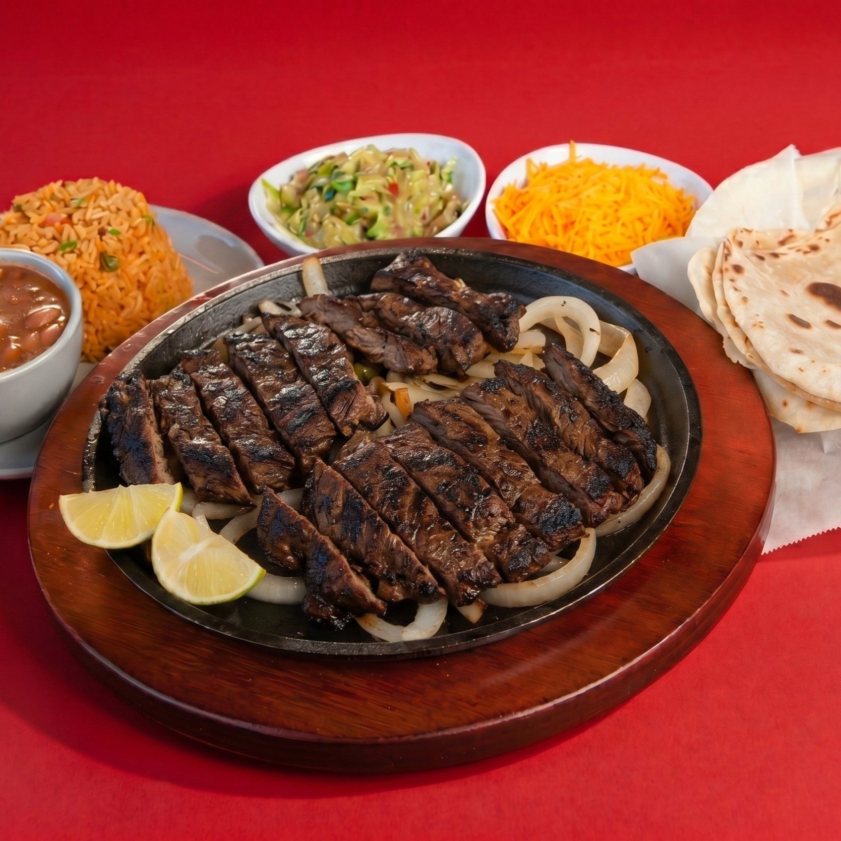 Beef Fajitas for 1.