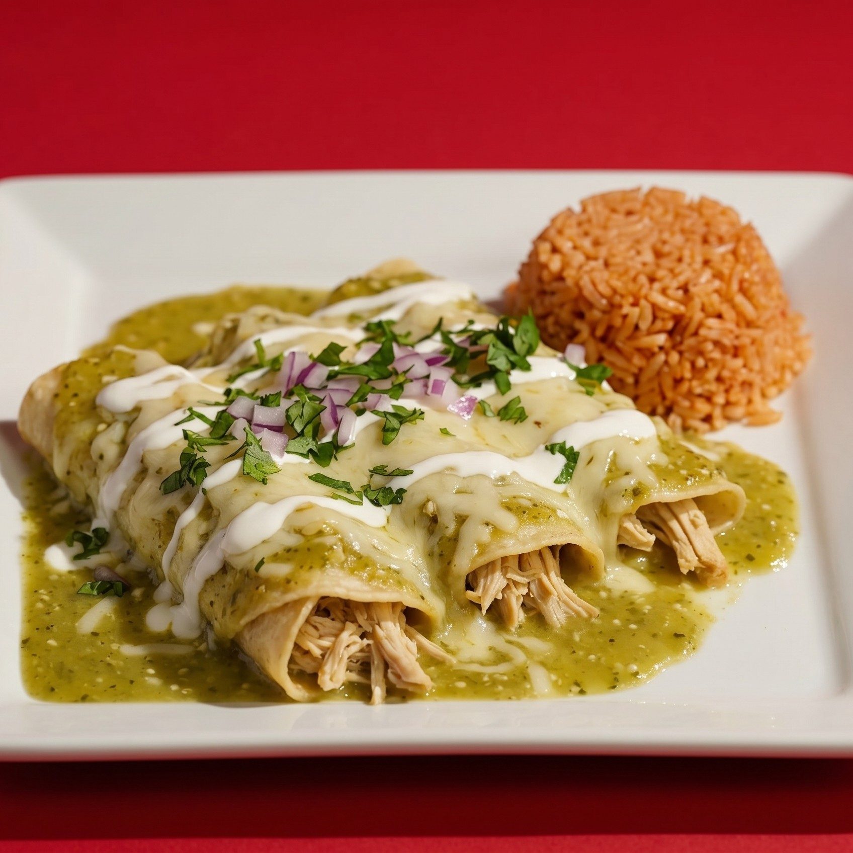 Enchiladas Suizas.