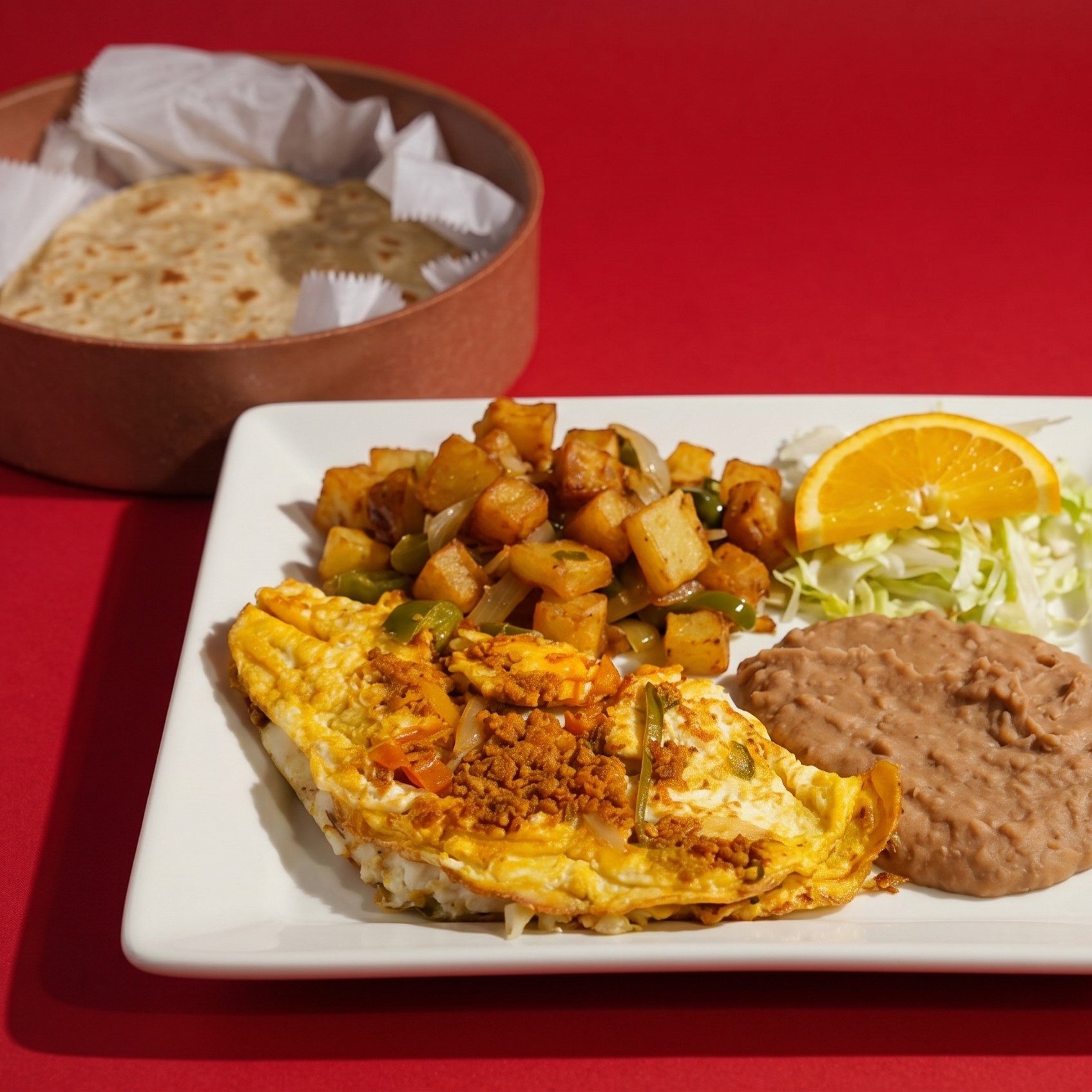 Mexican Omelette.